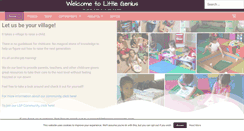 Desktop Screenshot of littlegeniusprojects.com